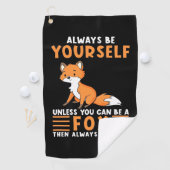 Altijd een vos zijn golfhanddoek (Insitu)