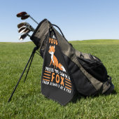 Altijd een vos zijn golfhanddoek (Groen)