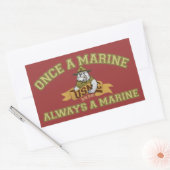 Altijd een zee rechthoekige sticker (Envelop)