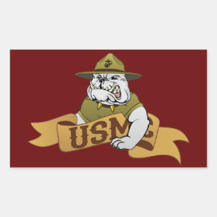 Altijd een zee rechthoekige sticker