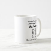 Altijd een zeepaardje zijn koffiemok (Voorkant rechts)