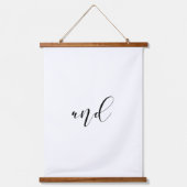 Altijd en altijd elegant boven bed hangend wandkleed (Voorkant 2)