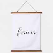 Altijd en altijd elegant boven bed hangend wandkleed (Voorkant 3)