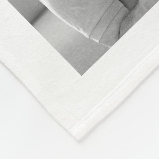 Altijd en altijd je kleine meisjesfotocollage fleece deken (Hoek)