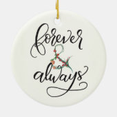 Altijd en altijd keramisch ornament (Achterkant)