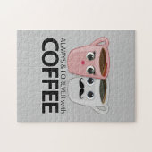 Altijd en altijd met koffie legpuzzel (Horizontaal)
