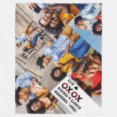 Altijd en altijd | Modern 6 Foto-collage Fleece Deken (Voorkant)