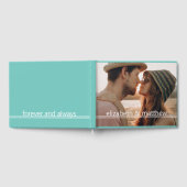 Altijd en altijd | Modern aangepast fotogedenkteke Gastenboek (Volledig)