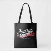 Altijd en altijd persoonlijke Canvas tas (Voorkant)