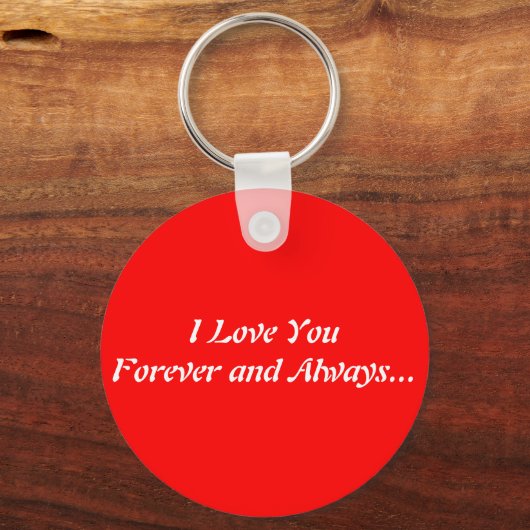 Altijd en altijd... sleutelhanger (Voorkant)