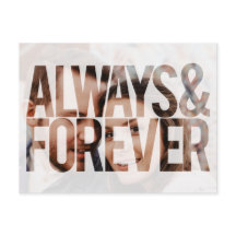 Altijd en altijd Type Foto Opslaan Briefkaart Datu