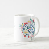 ALTIJD EN BUITENLANDSE KOFFIEMOK (Voorkant rechts)