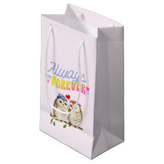 Altijd en eeuwig eigenaars in liefde kletsen klein cadeauzakje