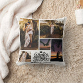 Altijd en voor altijd 5 foto's collage Valentijn Kussen (Deken)