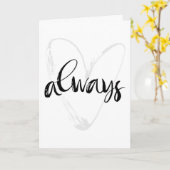 *ALTIJD* EN VOOR ALTIJD* JIJ EN IK KAART (Gele Bloem)