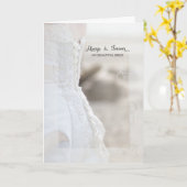 Altijd en voor altijd mooie bruiloft verjaardag kaart (Gele Bloem)