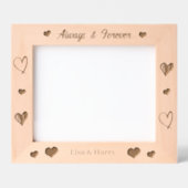 Altijd en voor altijd romantisch gegraveerde lijstjes (Voorkant)