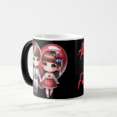 Altijd en voor altijd, valentijnsdag magische mok (Voorkant links)