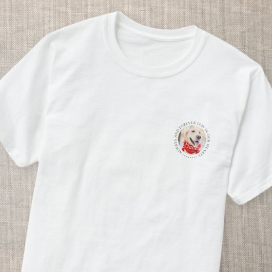 Altijd en voor altijd verblijf in onze harten Pet  T-shirt
