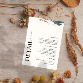 Altijd en voor de eeuwigheid bruiloft detail Kaart