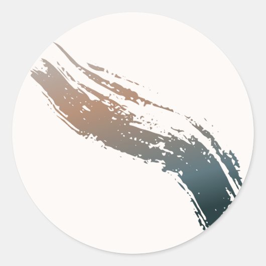 Altijd en voor de eeuwigheid bruiloft ronde sticker (Voorkant)