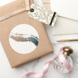 Altijd en voor de eeuwigheid bruiloft ronde sticker