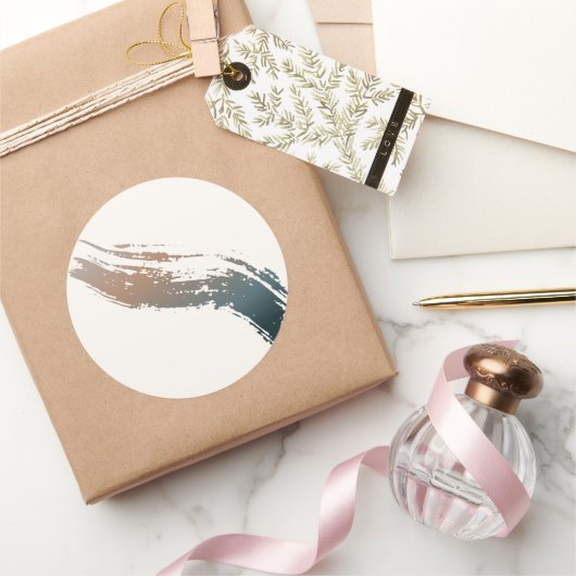 Altijd en voor de eeuwigheid bruiloft ronde sticker (Geschenken)