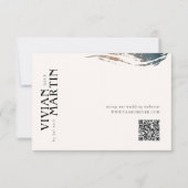 Altijd en voor de eeuwigheid Wedding QR code RSVP  (Voorkant)