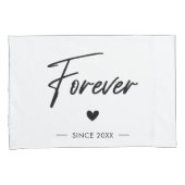 Altijd Euwig Koppel Romantische Trouwverjaardag Kussensloop (Voorkant-Rechts)