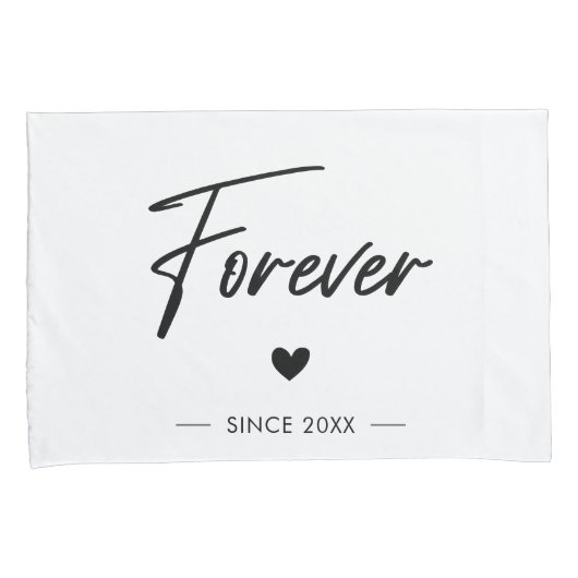 Altijd Euwig Koppel Romantische Trouwverjaardag Kussensloop (Voorkant-Rechts)