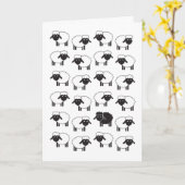 Altijd Ewe Black Sheep zijn Kaart (Gele Bloem)