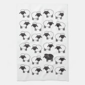 Altijd Ewe Black Sheep zijn Theedoek (Verticaal)