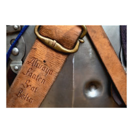 Altijd Fasten Seat Belts Foto Afdruk