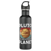 Altijd favoriete  Planet Pluto Planet Pluto Waterfles (Voorkant)