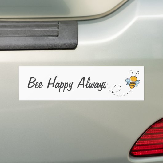 Altijd fijn zijn bumpersticker (Op auto)