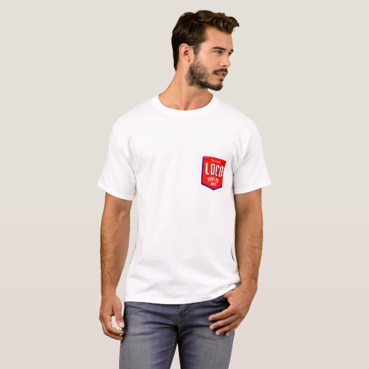 Altijd gek over Tacos - Spaans T-shirt met schimme (Voorkant volledig)