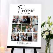 Altijd Geliefd Modern Gedenkteken Fotocollage Poster