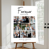 Altijd Geliefd Modern Memoriam Fotocollage Poster