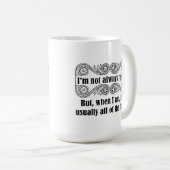 Altijd Gelijk Mok (Voorkant rechts)