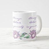 Altijd geloofd in jezelf grote koffiekop (Voorkant rechts)