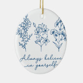 ALTIJD GELOVEN KERAMISCH ORNAMENT (Rechts)