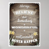 Altijd geloven poster (Voorkant)