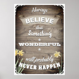 Altijd geloven poster