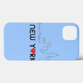 Altijd gelukkig in New York Case-Mate iPhone Case (Achterkant (horizontaal))