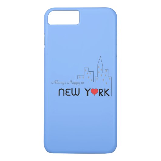 "Altijd gelukkig in New York" Case-Mate iPhone Case (Achterkant)