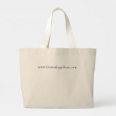 Altijd Genealogie Tijd Grote Tote Bag (Achterkant)