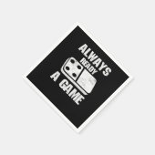 Altijd gereed voor Dominosen Tiles Puzzler Game Gi Servet (Hoek)