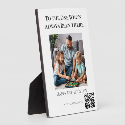 Altijd geweest, Vaderdag Fotoplaat (Zijkant)