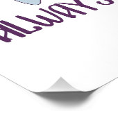 Altijd Geweldige - Groovy  Flowers Perfect Poster (Hoek)