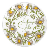 Altijd glimlachen Keramische knop / trekken (Voorkant)